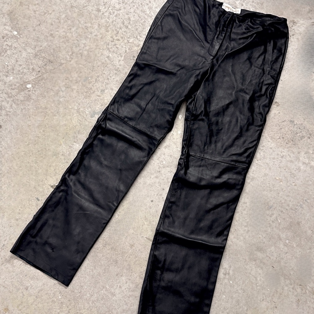 Black Leather Pants